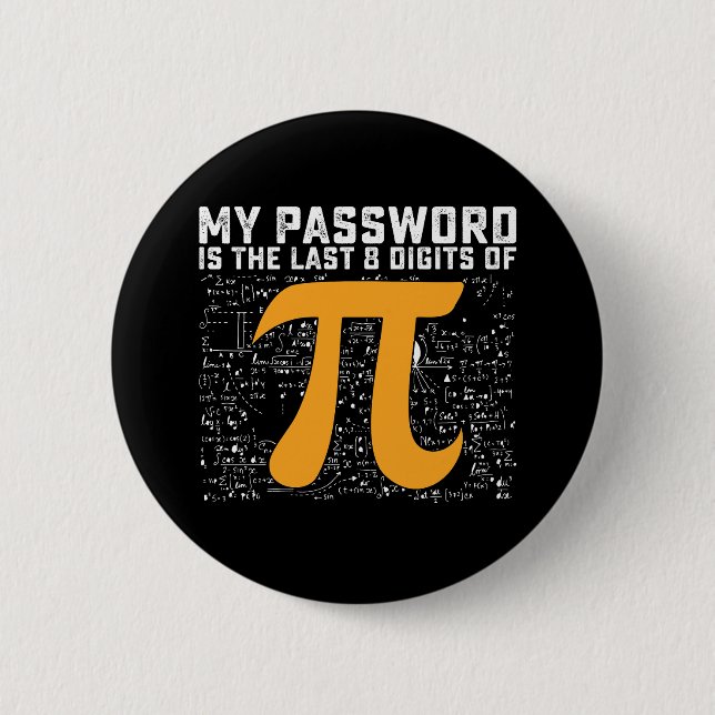 Mitt lösenord är de sista åtta siffrorna i PI-DAGS Knapp (Framsida)