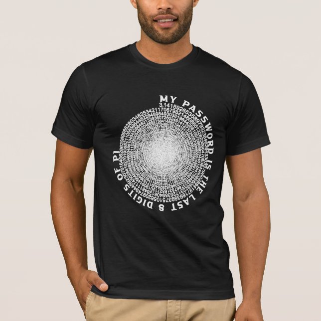 Mitt lösenord är de sista åtta siffrorna i PI T Shirt (Framsida)