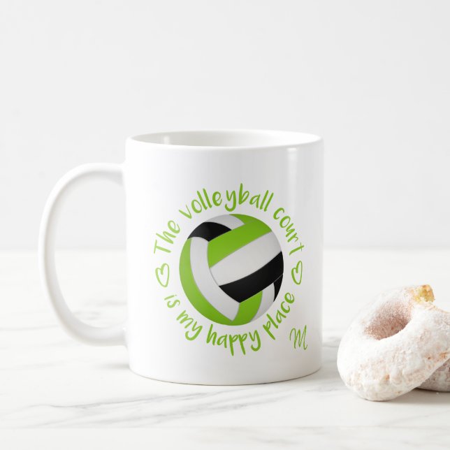 Mitt lycklig ställe kaffemugg (Med munk)