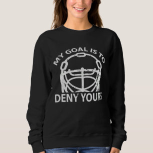 Mitt Mål Är Att Förneka Ditt Hockey Ishockeyspelar T Shirt