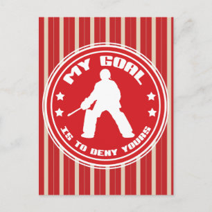 Mitt mål är att förneka er, Fält Hockey Vykort