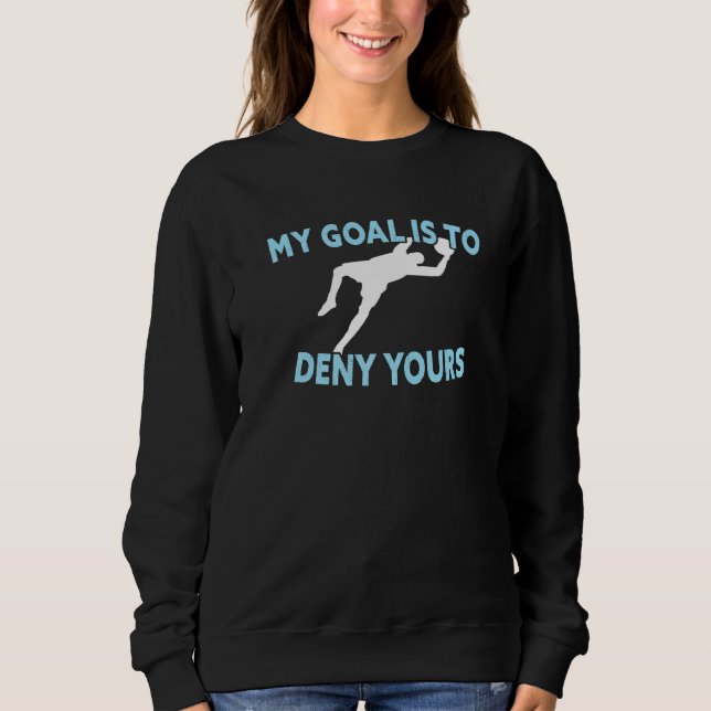 Mitt mål är att neka er berömda fotbollsmålare t shirt (Framsida)