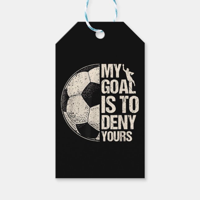 Mitt mål är att neka er konfekt Goalie Distress Presentetikett (Framsidan)