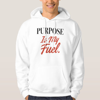 Mitt mål är min bränsle Inspirerande Hoodie