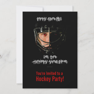 Mitt mål (Hockey Goalie) Inbjudningar