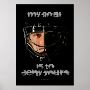 Mitt mål (Hockey Goalie) Poster