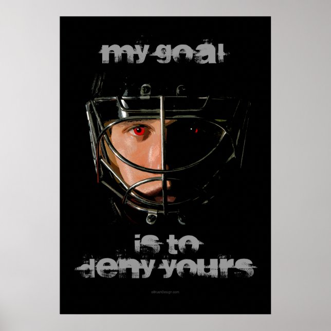 Mitt mål (Hockey Goalie) Poster (Framsidan)