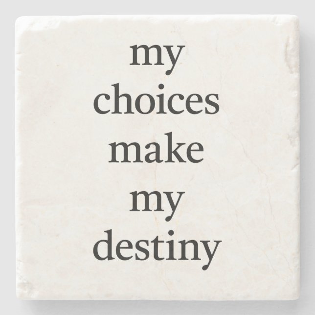 Mitt mål Underlägg Marble Stone (Framsidan)