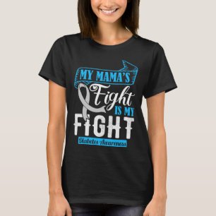 Mitt Mamma kämpar: Diabetes Awareness for All T Shirt