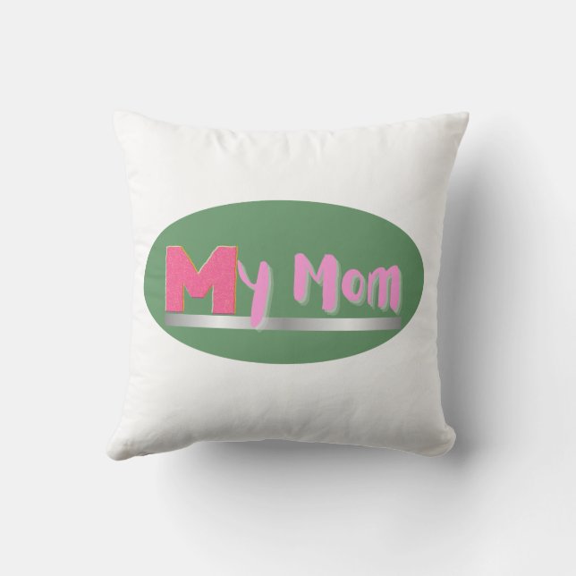 "Mitt Mamma" Kudde (Baksida)