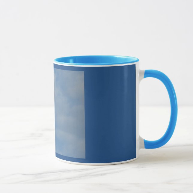 Mitt Måne-dagtid - Blue Ringer Mugg (Höger)