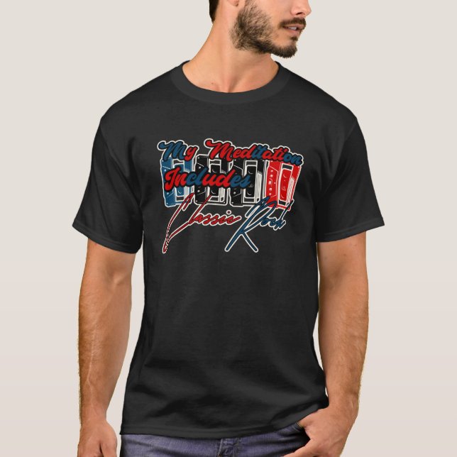 Mitt meditation inkluderar klassiskt Sten T Shirt (Framsida)