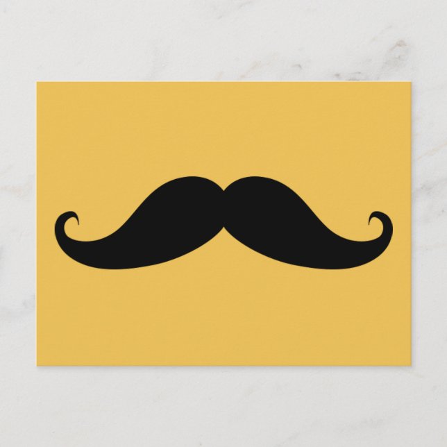Mitt Mustache-vykort Vykort (Framsida)