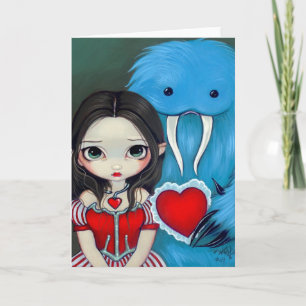 "Mitt mycket märkliga Valentine-hälsningskort" Helgkort