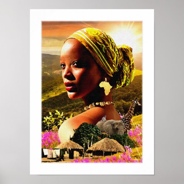 Mitt namn är Afrika Poster (Framsidan)