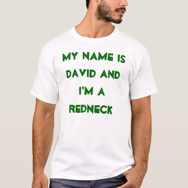 Mitt namn är den David och I-förmiddagen en Tee (Framsida)