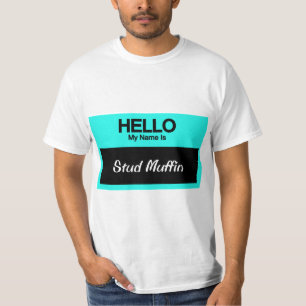 Mitt namn är dubbar muffinen t shirt