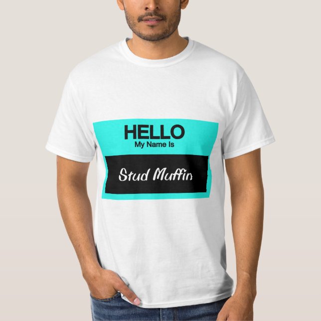 Mitt namn är dubbar muffinen t shirt (Framsida)