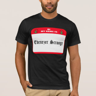 Mitt namn är Ebenezer Scrooge Tee Shirt