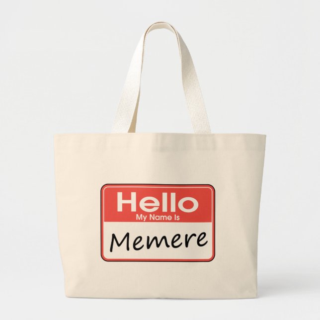 Mitt namn är Memere Jumbo Tygkasse (Framsidan)