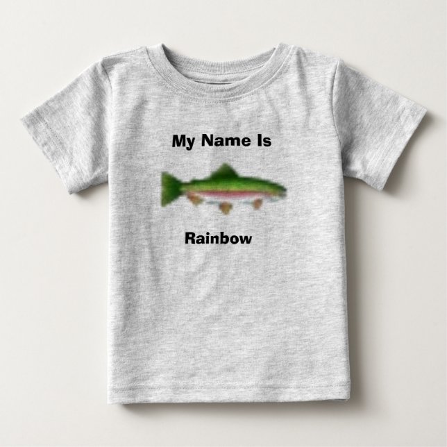 Mitt namn är, regnbågen t-shirt (Framsida)