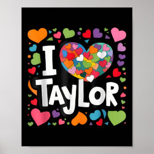 Mitt Namn är Taylor först Namn Poster