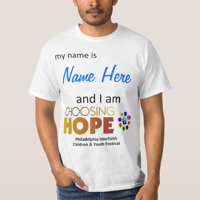 Mitt namn är tee shirt (Framsida)