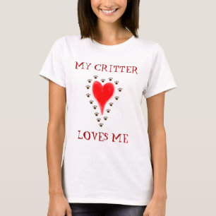 MITT NÖTKREATUR ÄLSKAR MIG skjortan T-shirt