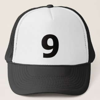 Mitt numrera är 9! truckerkeps