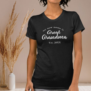 Mitt Nya Namn Är Fantastisk Farmor T Shirt