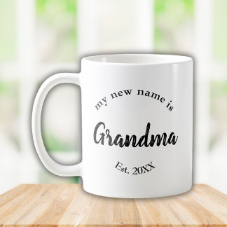Mitt Nya Namn Är Mormor Est Kaffemugg