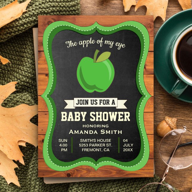 Mitt ögonsten | Rustik Baby Shower-inbjudan Inbjudningar (Skapare uppladdad)