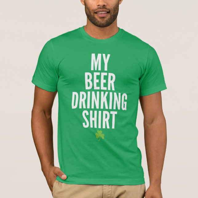 Mitt öl dricker skirt t-shirt (Framsida)