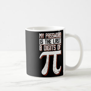 Mitt ord är de sista åtta siffrorna i PI Kaffemugg