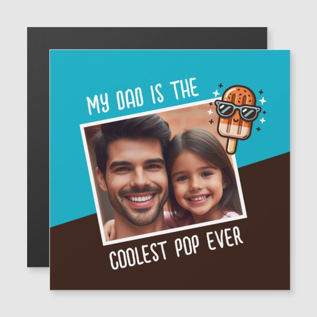 Mitt Pappa är det kallaste fotot någonsin i Anpass (Fram/baksida)