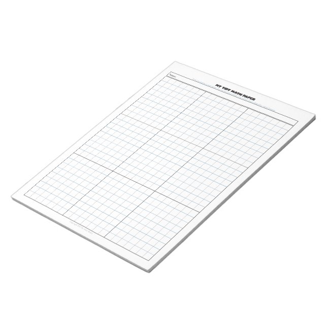Mitt Pappra Anteckningsblock för Tidy Math (Vinklad)