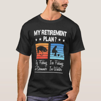 Mitt Pension-plan Flygfiske i  Sommarisfiske T Shirt