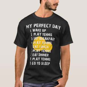 Mitt perfekt tennis-spelarcitat t shirt