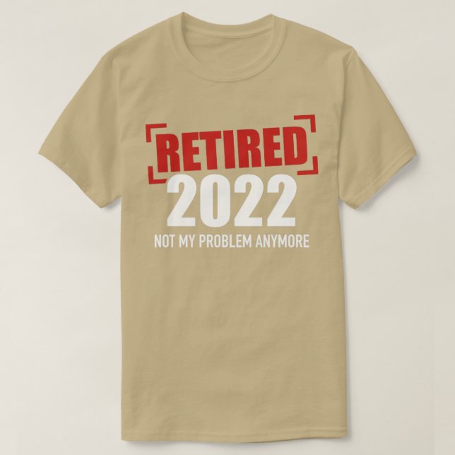 Mitt problem är inte längre löst 2022 t shirt (Design framsida)