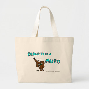 MITT PROUMENT FÖR ATT VARA MUTT Tote Bag Jumbo Tygkasse