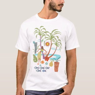 Mitt- Retro århundradehawaiibo T Shirt