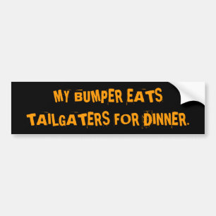 MITT RIKLIGT ÄTER TAILGATERS FÖR DINNER. BILDEKAL