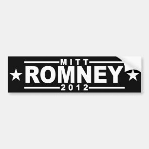 Mitt Romney 2012 Bildekal
