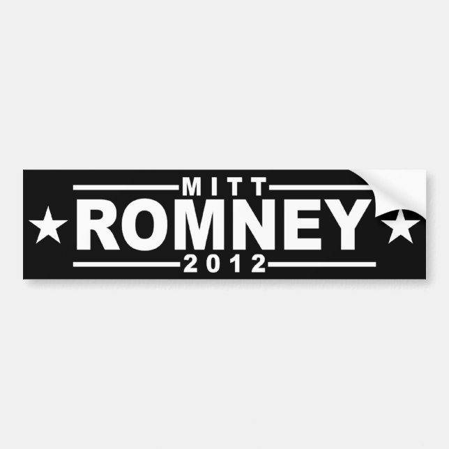 Mitt Romney 2012 Bildekal (Framsidan)