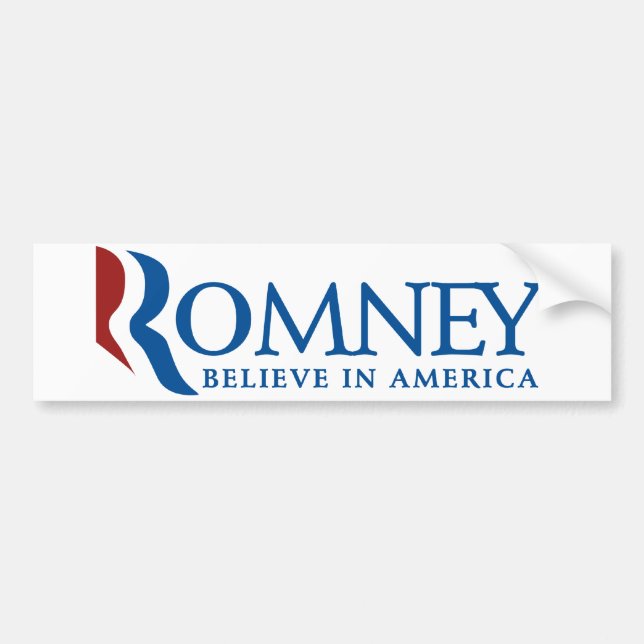 Mitt Romney 2012 Bildekal (Framsidan)