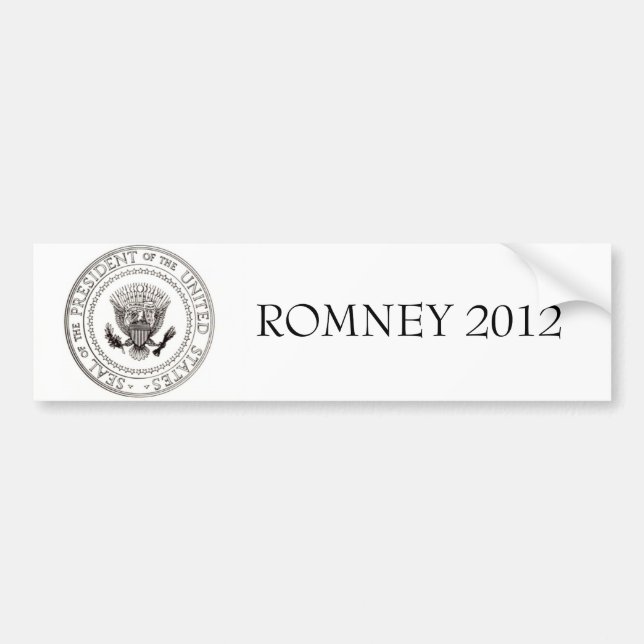 Mitt Romney 2012 Bildekal (Framsidan)