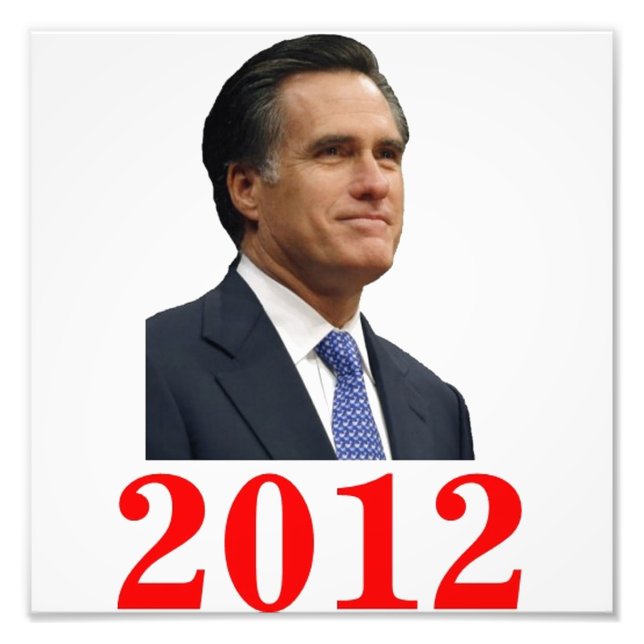 Mitt Romney 2012 Fotoavtryck Fototryck (Framsidan)