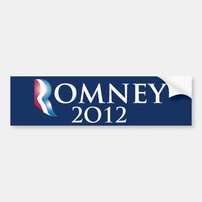 Mitt Romney 2012 Kampanj Vintage Romney 2012 Bildekal (Framsidan)