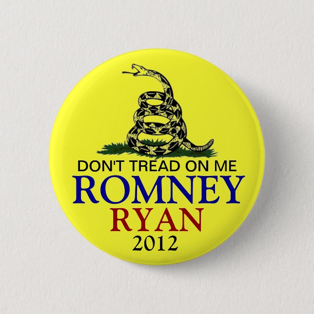 MITT ROMNEY 2012 KNAPP (Framsida)