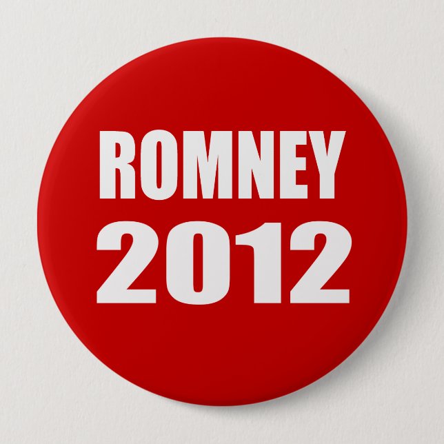 MITT ROMNEY 2012 KNAPP (Framsida)